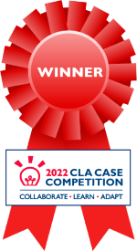 2022 CLA Case Competition Winner Ribbon