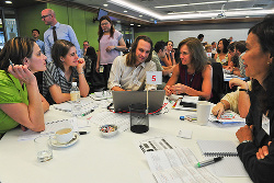 USAID Forward participants enter comments into Google docs