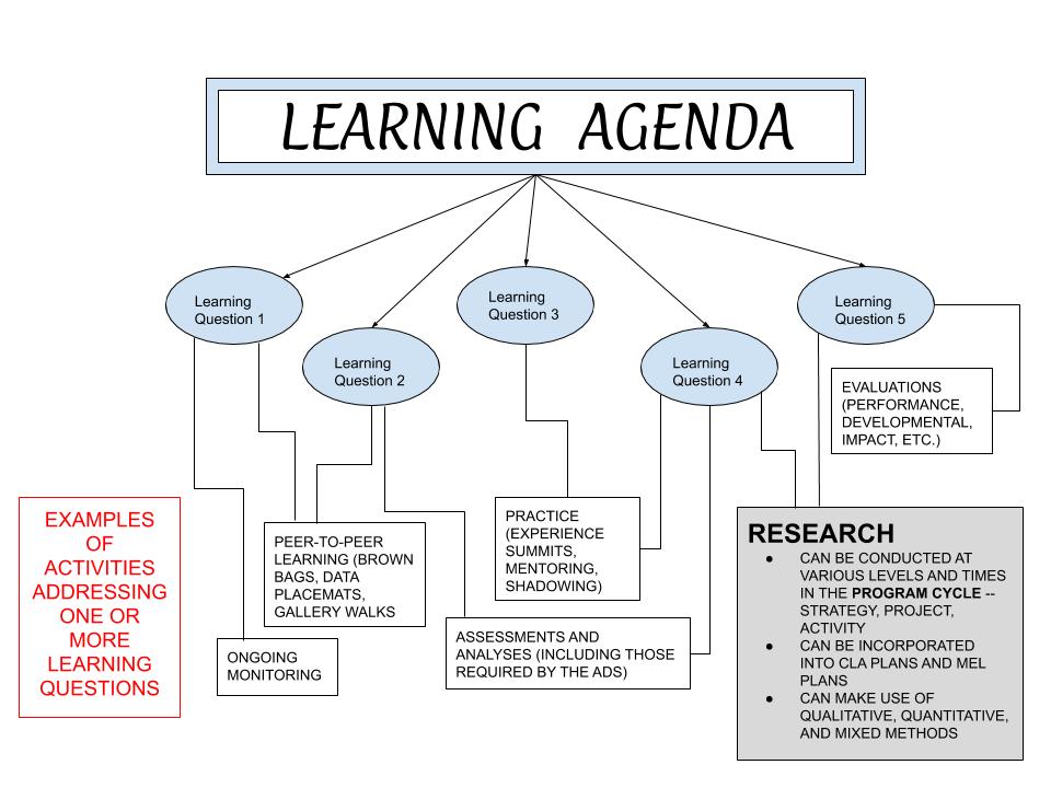 Learning Agenda Flow Chart