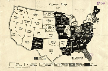 Victory Map.  See  See https://brilliantmaps.com/1919-womens-suffrage-victory/.