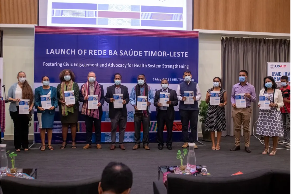 Launch of the Rede Ba Saúde Timor-Leste (REBAS-TL) health network.