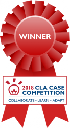 2018 CLA Case Competition Winner Ribbon