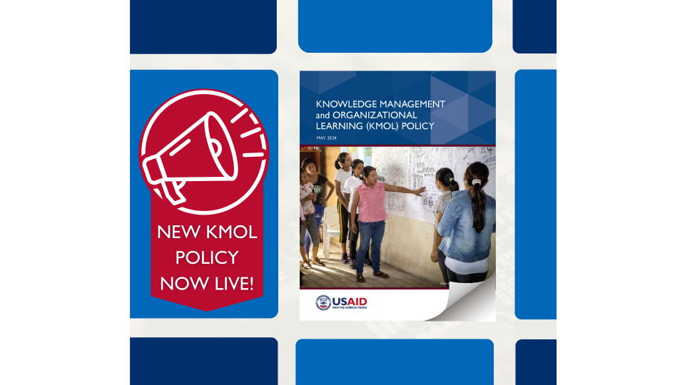 USAID's KMOL Policy now live!