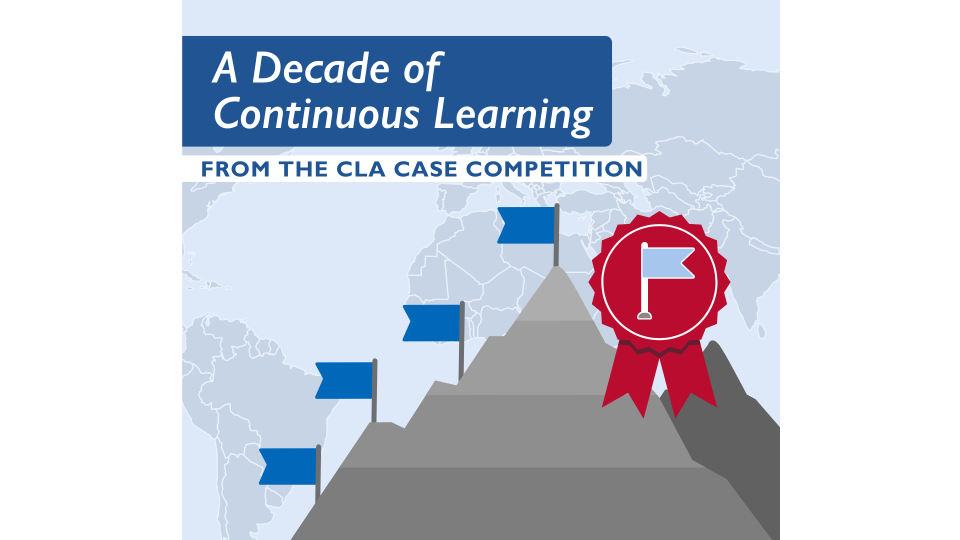 May Newsletter out now! A Decade of Continuous Learning from the CLA Case Competition