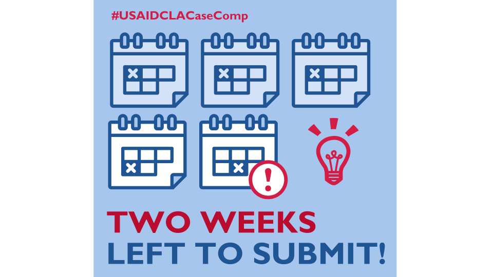 Two weeks left to submit for CLA Case Competition