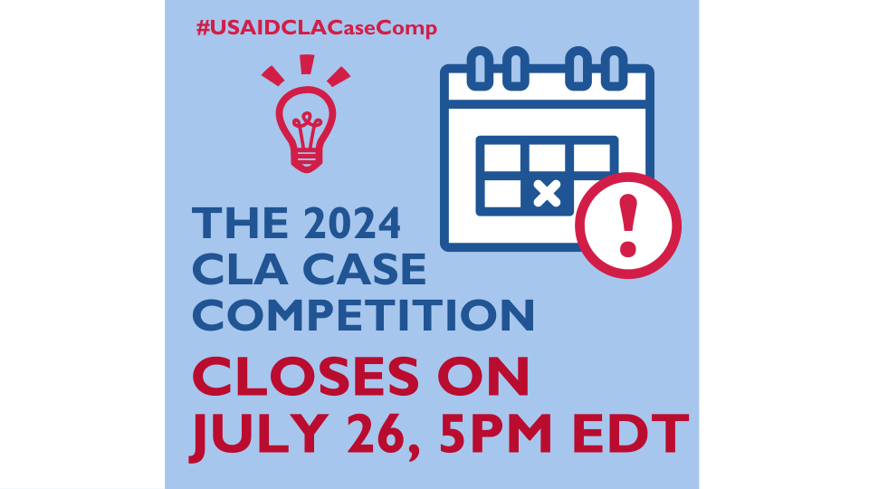 The CLA Case Competition closes on July 26, 5pm EDT