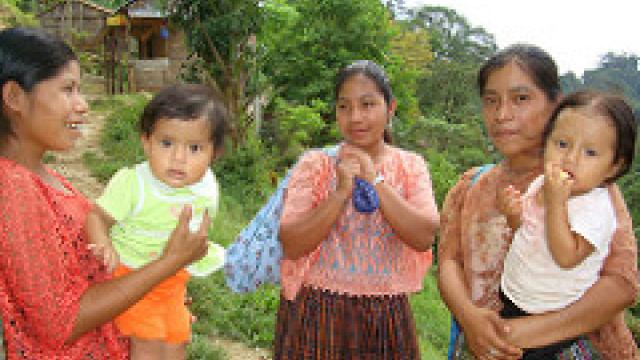 proud moms of Alta Verapaz, Guatemala