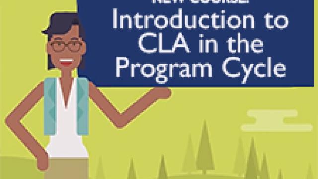 New Course: Introduction to CLA in the Program Cycle