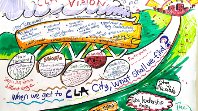 Hand-drawn CLA Vision Graphic