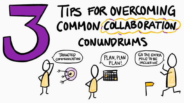 3 Tips for overcoming common collaboration conundrums